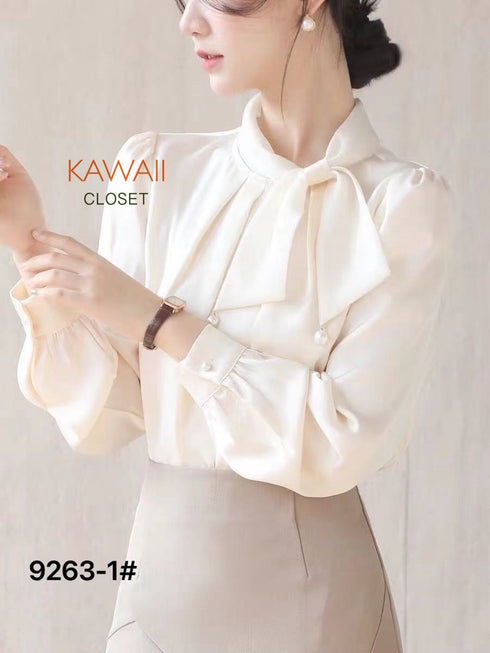 High Quality Satin Formal Tops